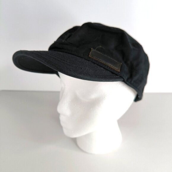 Levi's Y2K Leather Tab Logo Strapback Adjustable Cotton Conductor Hat - Picture 1 of 7